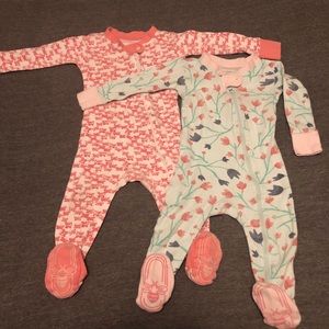 BURTS BEES ORGANIC | Pink Dragonfly Tulip PJs 12m